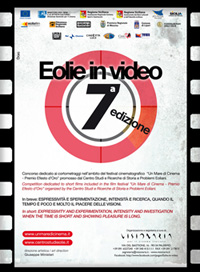 Concorso Eolie in Video, Settima Edizione